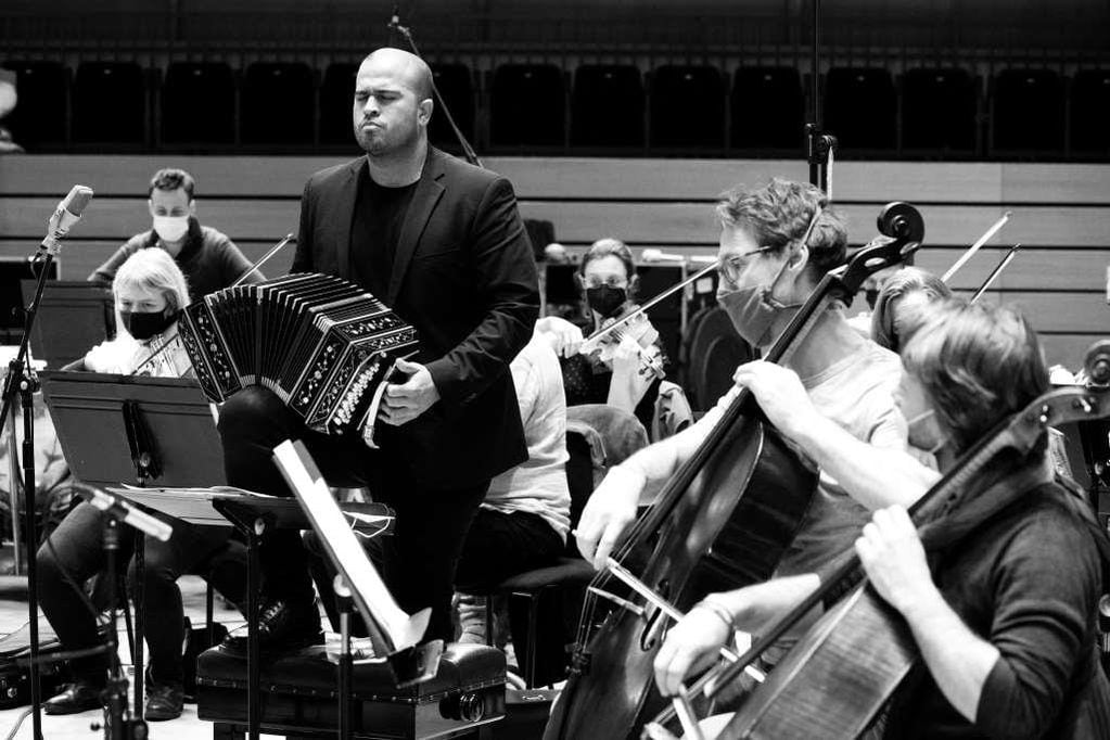 Juan Pablo Jofré con la Orquesta Sinfónica de Londres.