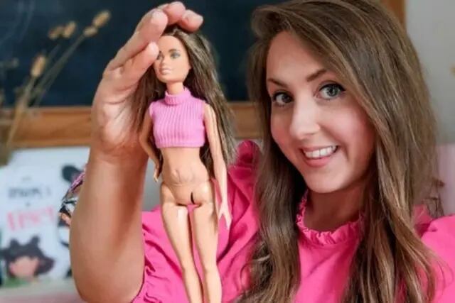 Barbie con estrías