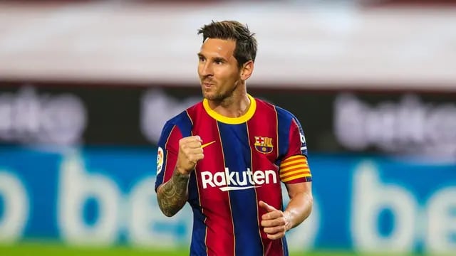 Messi anotó el tercer gol del Barcelona.