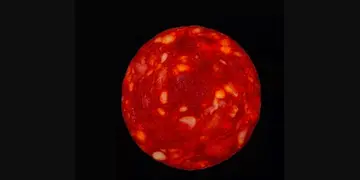 Un científico francés difundió una imagen de una rodaja de chorizo como si fuera una estrella
