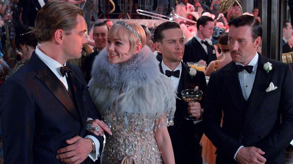 "El gran Gatsby" es la versión barroca de Luhrmann sobre la novela de F. Scott Fitzgerald. Tobey Maguire es uno de los protagonistas. 