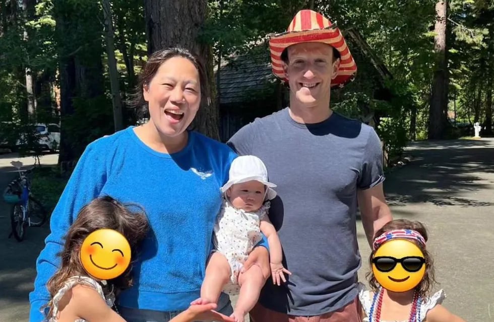 Por qué Mark Zuckerberg le tapa la cara a sus hijos en las fotos Instagram.