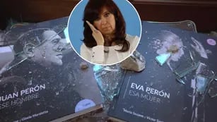 Cristina Kirchner mostró los destrozos en su despacho del Senado
