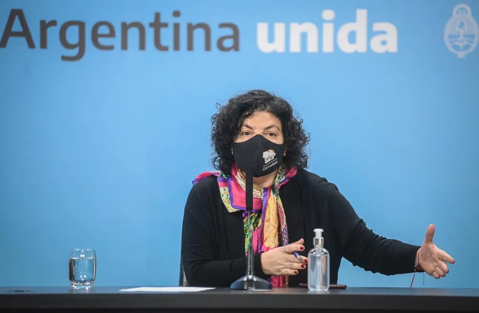 La ministra de Salud de la Nación, Carla Vizzotti.