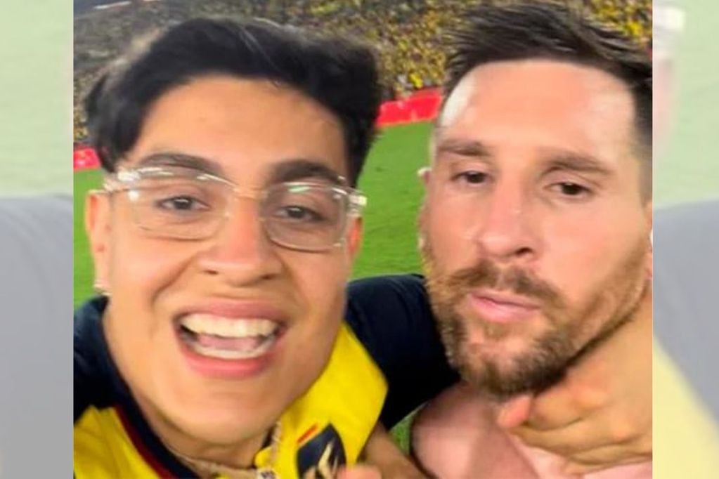 Video: el incómodo momento que vivió Lionel Messi con un hincha ecuatoriano. / Foto: redes