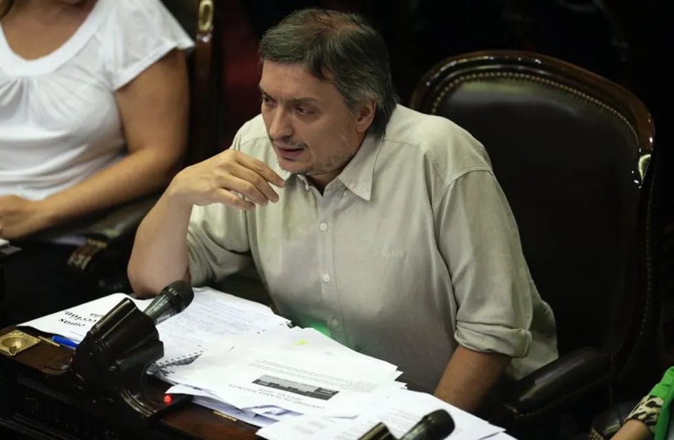 Máximo Kirchner, diputado nacional del Frente de Todos / Clarín