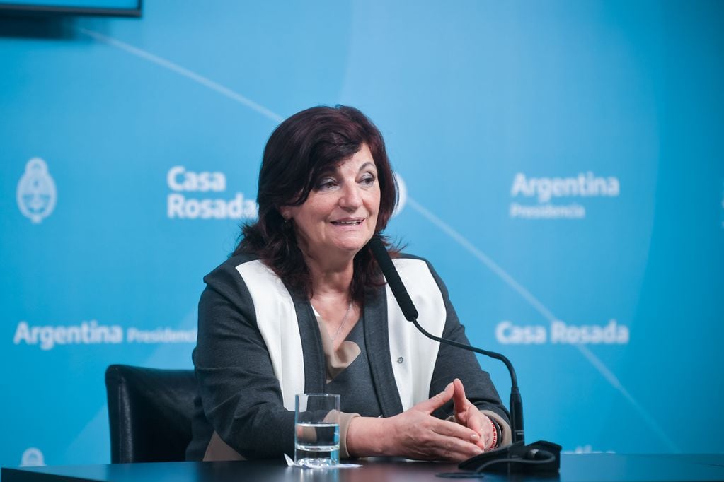 "Kelly" Olmos, ministra de Trabajo de la Nación. (Prensa Presidencia)