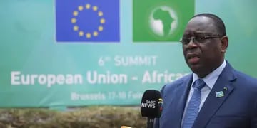 Macky Sall, presidente de Senegal y de la Unión Africana