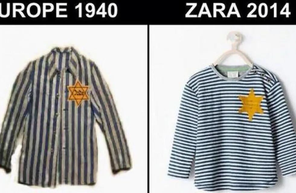Zara retira una remera del mercado porque en las redes dijeron que era “un uniforme del Holocausto”