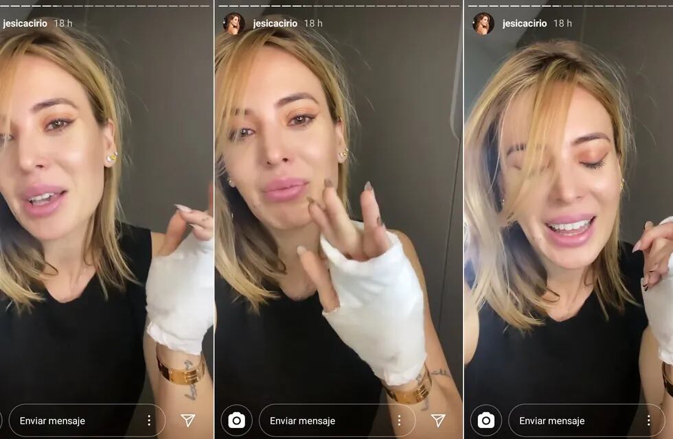 A través de sus historias, Jésica Cirio aclaró sobre el incidente que sufrió en casa - Instagram