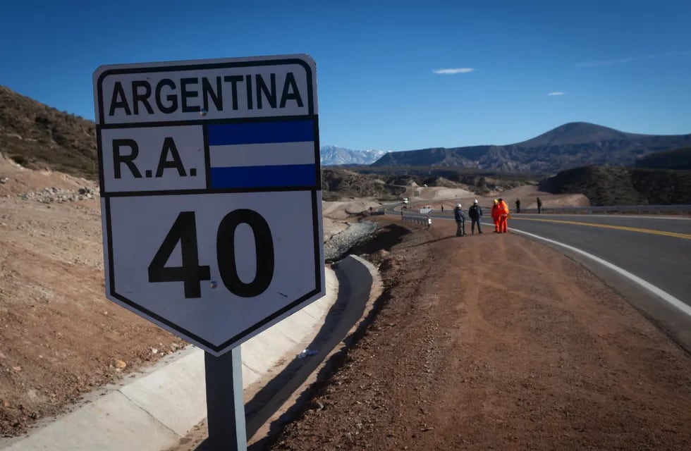 La ruta 40 es una de las que aun tiene tramos pendientes de reparación en Mendoza.