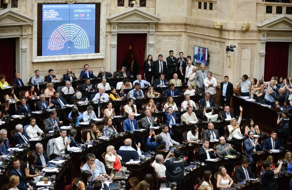 Con 144 votos positivos y 109 votos negativos, se aprobó en general la Ley Ómnibus en la Cámara de Diputados del Congreso nacional.