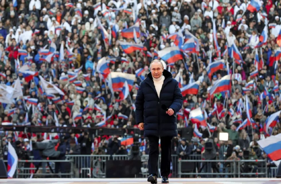 Récord de imagen positiva para Putin en Rusia tras la invasión a Ucrania (AP)