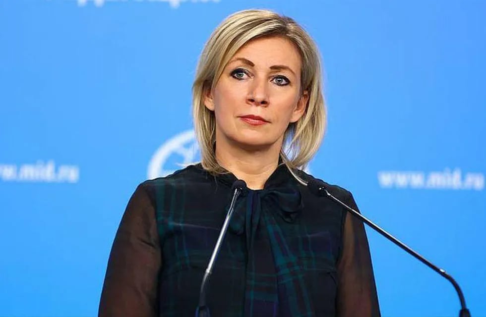 Maria Zarajova, portavoz del Ministerio de Asuntos Exteriores de Rusia.