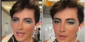 Video: un tiktoker fue blanco de burlas en un subte de México por usar maquillaje y recibió comentarios de apoyo en las redes