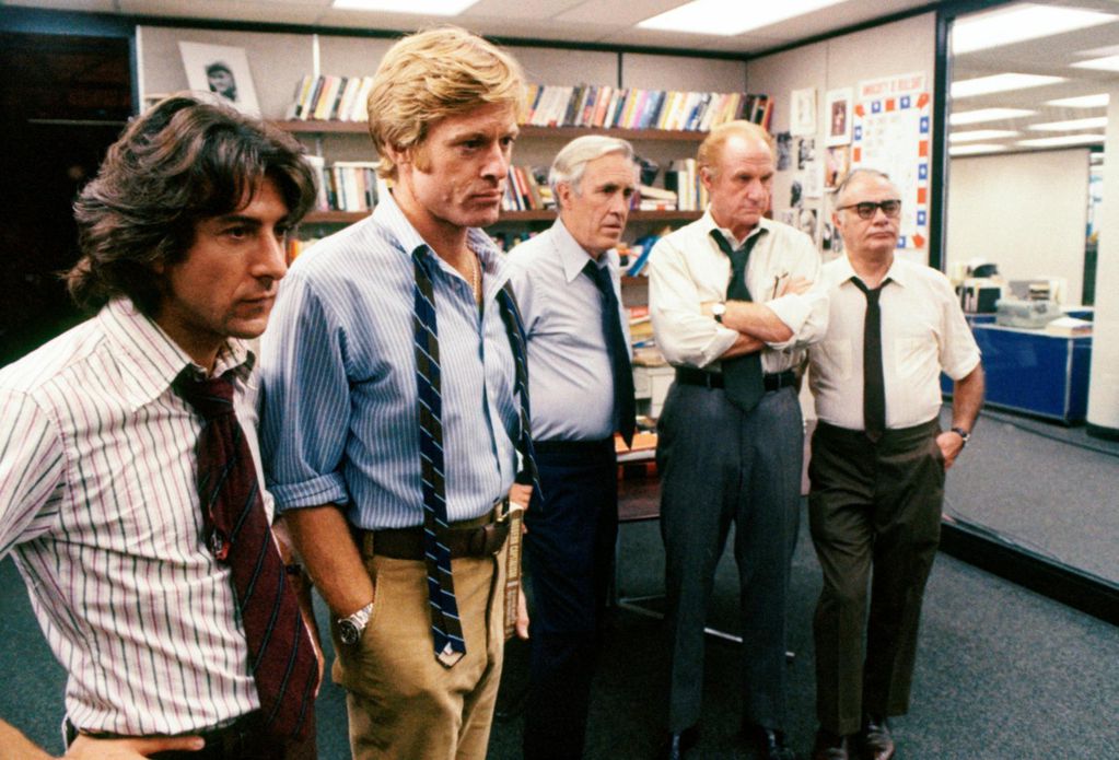 Imagen de la película Todos los hombres del Presidente, de 1976.