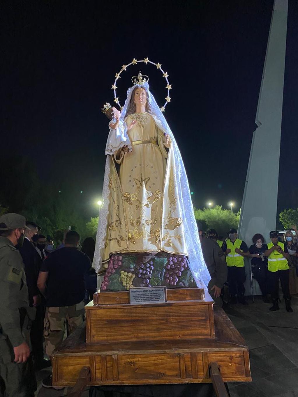 Virgen de la Carrodilla. Comienza su tradicional peregrinación como antesala de la Bendición de los Frutos 2024