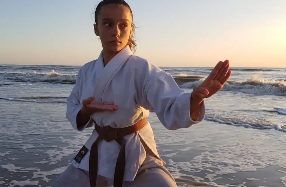 Lucía Olivo, de 12 años, es la mendocina con mayor proyección de cara a próximas competencias.