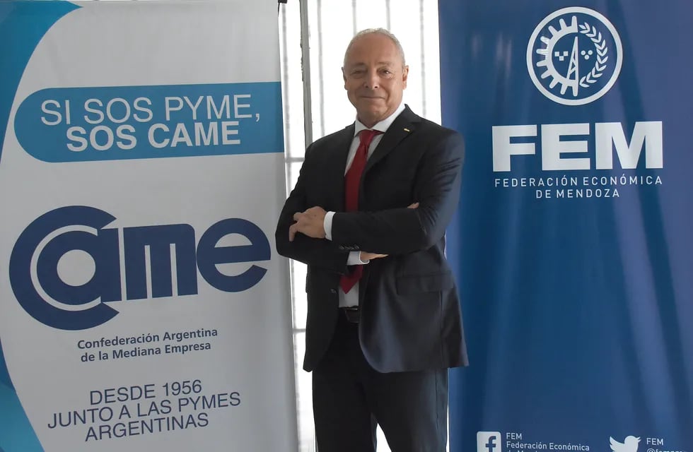 Alfredo Cecchi, presidente de la FEM (Federación Económica de Mendoza).