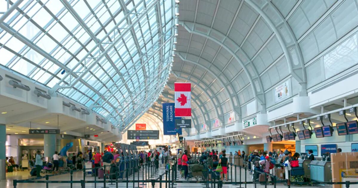 A container loaded with gold has been stolen from a Canadian airport