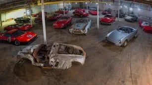 Colección de Ferrari abandonada