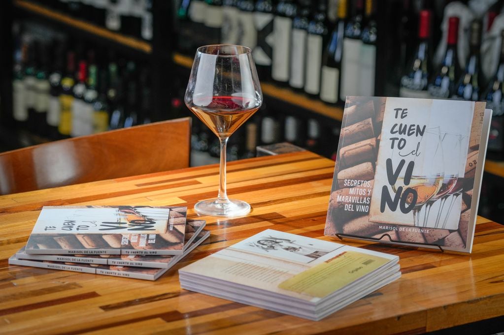 “Te cuento el vino”, el nuevo libro de Marisol de la Fuente. - Foto: Gentileza