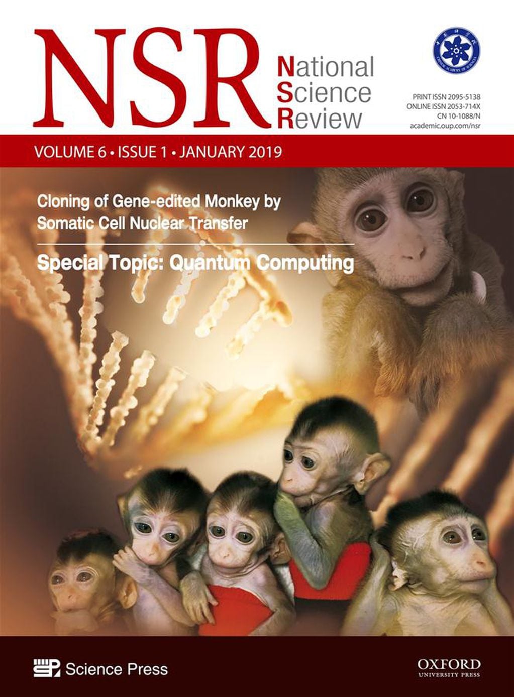 El primer anuncio en este sentido del Instituto de Neurociencia de la Academia China de Ciencias fue cuando se clonaron cinco monos de un macaco editado genéticamente en 2019
