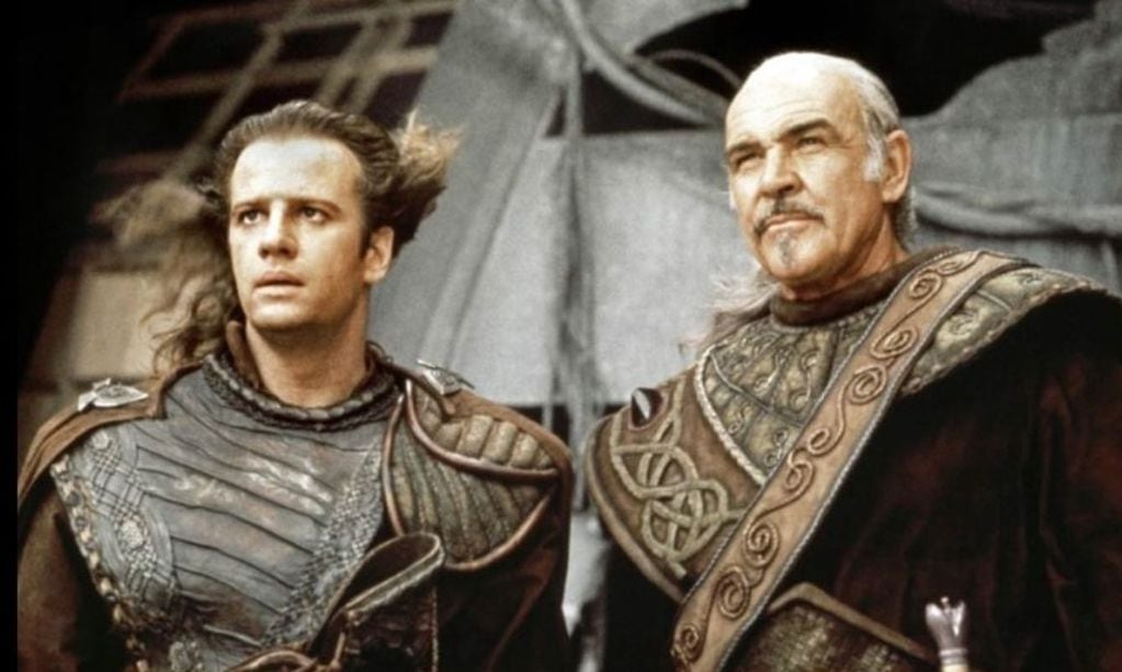 Christopher Lambert y Sean Connery en "Highlander II" (1991)