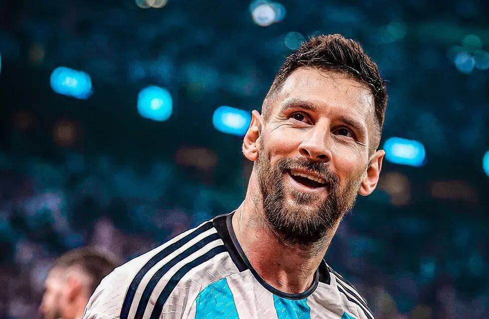El rey Messi en uno de sus tantos festejos con el seleccionado argentino. (AP)