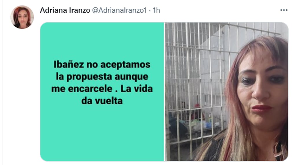 Adriana Iranzo, de ATE, contra el Gobierno.