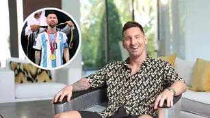 Messi habló sobre su medalla de campeón del mundo
