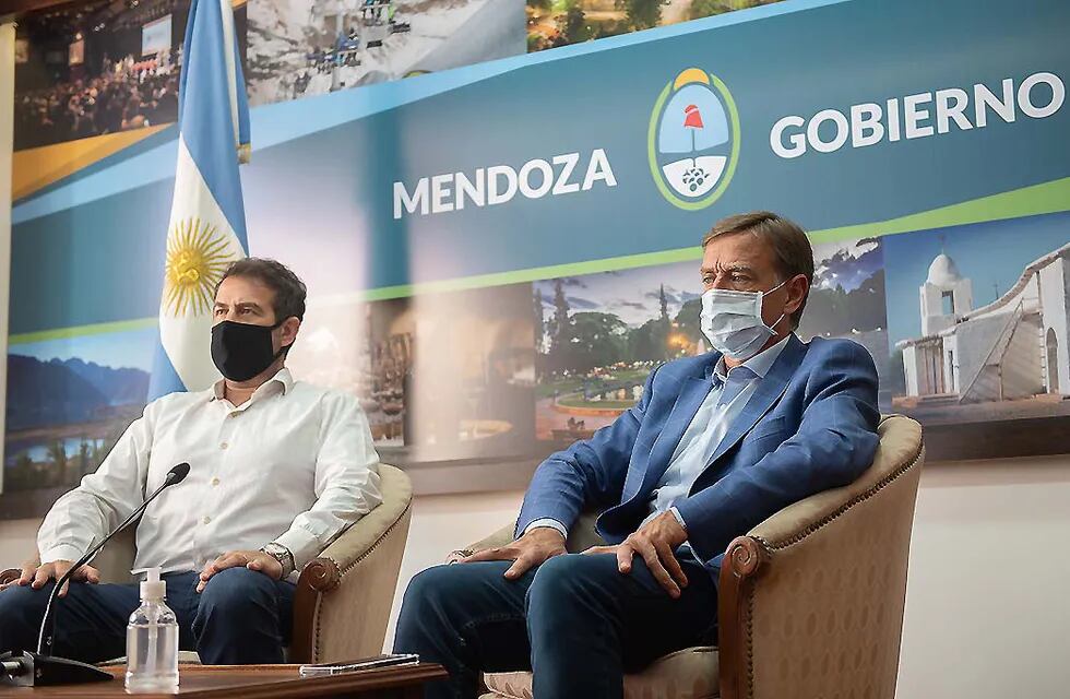 Suárez está convencido de que imponer restricciones en Mendoza romperá la economía y no mejorará la situación sanitaria. / Foto: Gobierno de Mendoza