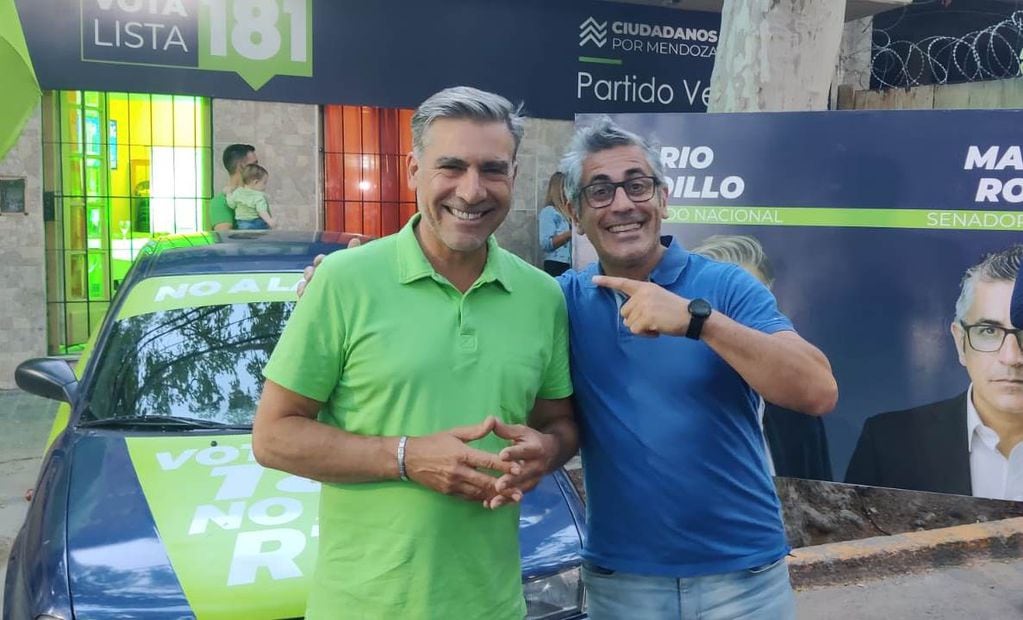 Mario Vadillo y Marcelo Romano, del Partido Verde.