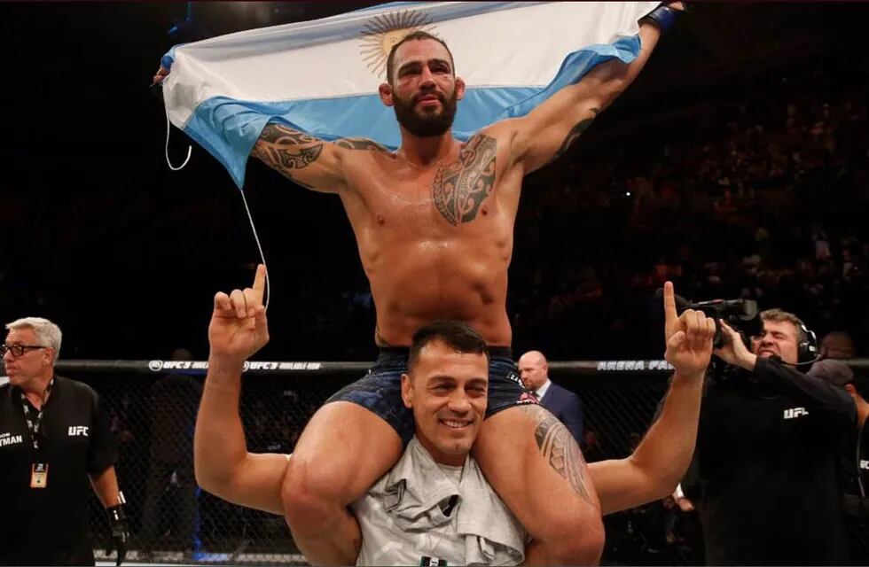 El argentino Ponzinibbio brilló en la primera velada de UFC realizada en Argentina