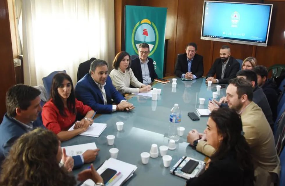 Se reunió, por primera vez, la Mesa de Diálogo dispuesta por la Ley de Emergencia en Anestesiología. Foto: Gobierno de Mendoza.