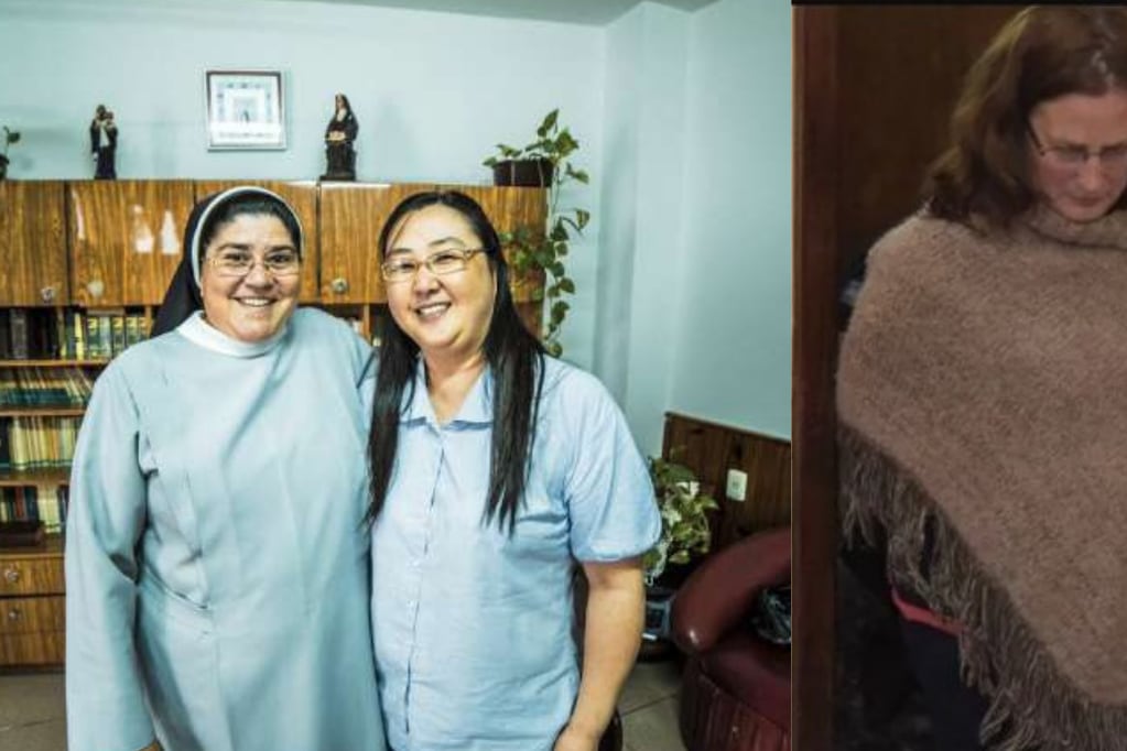 Las monjas Kumiko Kosaka y Asunción Martínez, y la ex representante legal Graciela Pascual, 3 de las 9 imputadas del segundo juicio por los abusos sexuales en el instituto religioso Próvolo (Luján)