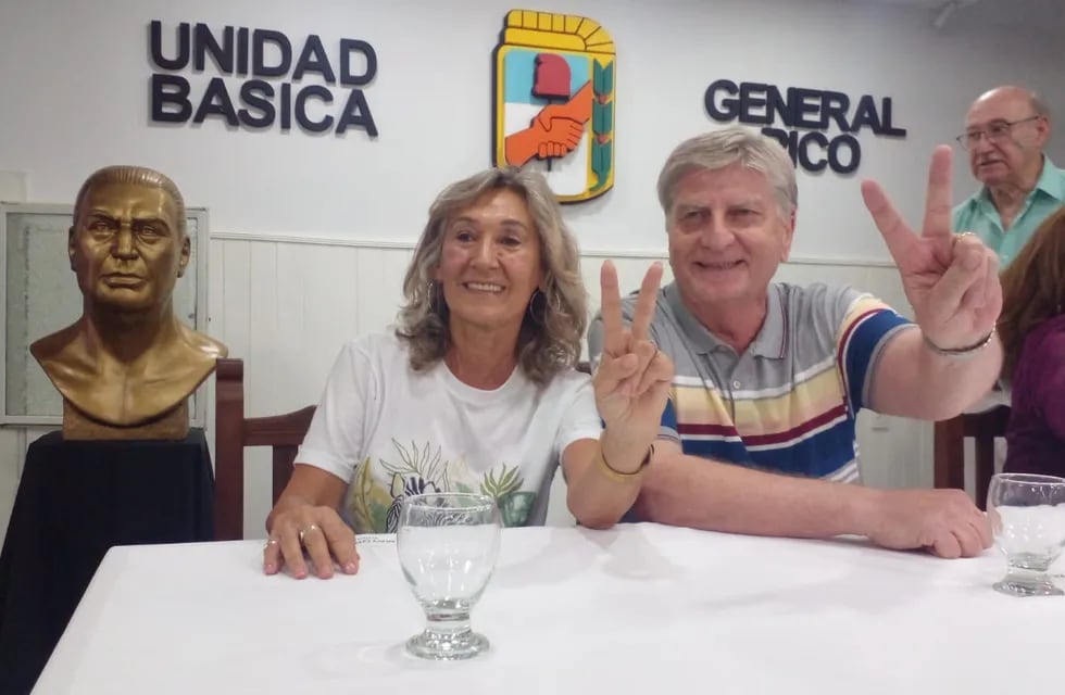 Sergio Ziliotto y Alicia Mayoral, la fórmula ganadora de las elecciones en La Pampa.