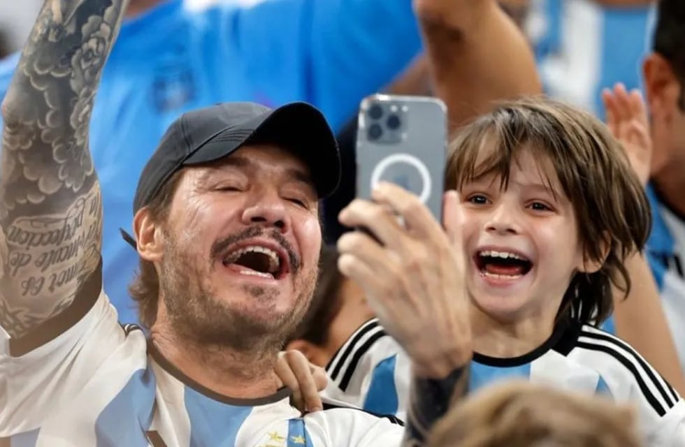 Marcelo Tinelli festejando que Argentina es Campeón del mundo / Instagram