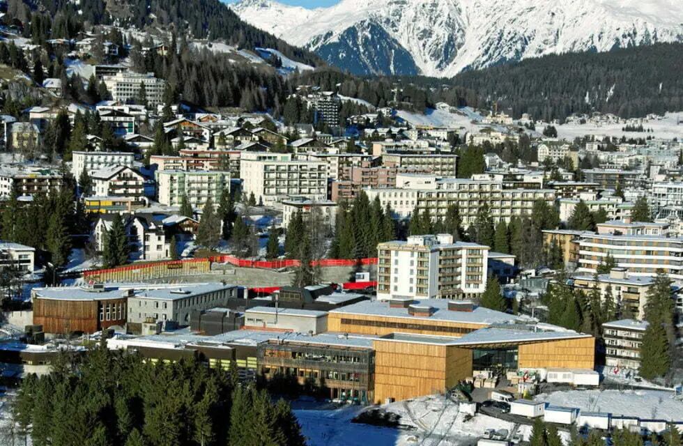Davos, la ciudad alpina que es sede del Foro Económico Mundial hace cinco décadas. Foto: Gentileza
