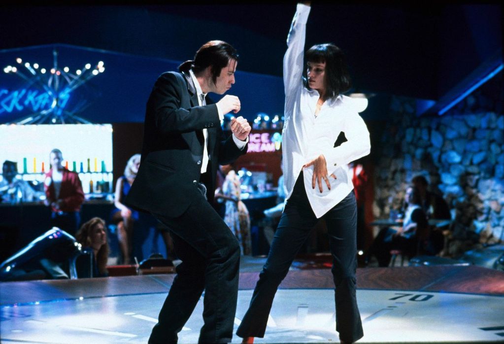 John Travolta interpretó a Vicent Vega en "Pulp Fiction", y protagonizó -entre otras- la icónica escena del baile con Uma Thurman (Mia Wallace). 