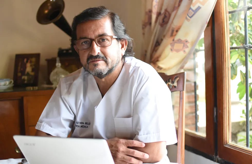 Dr. Gonzalo Vera Bello Jefe del departamento provincial de Epidemiología.
Foto: Mariana Villa / Los Andes