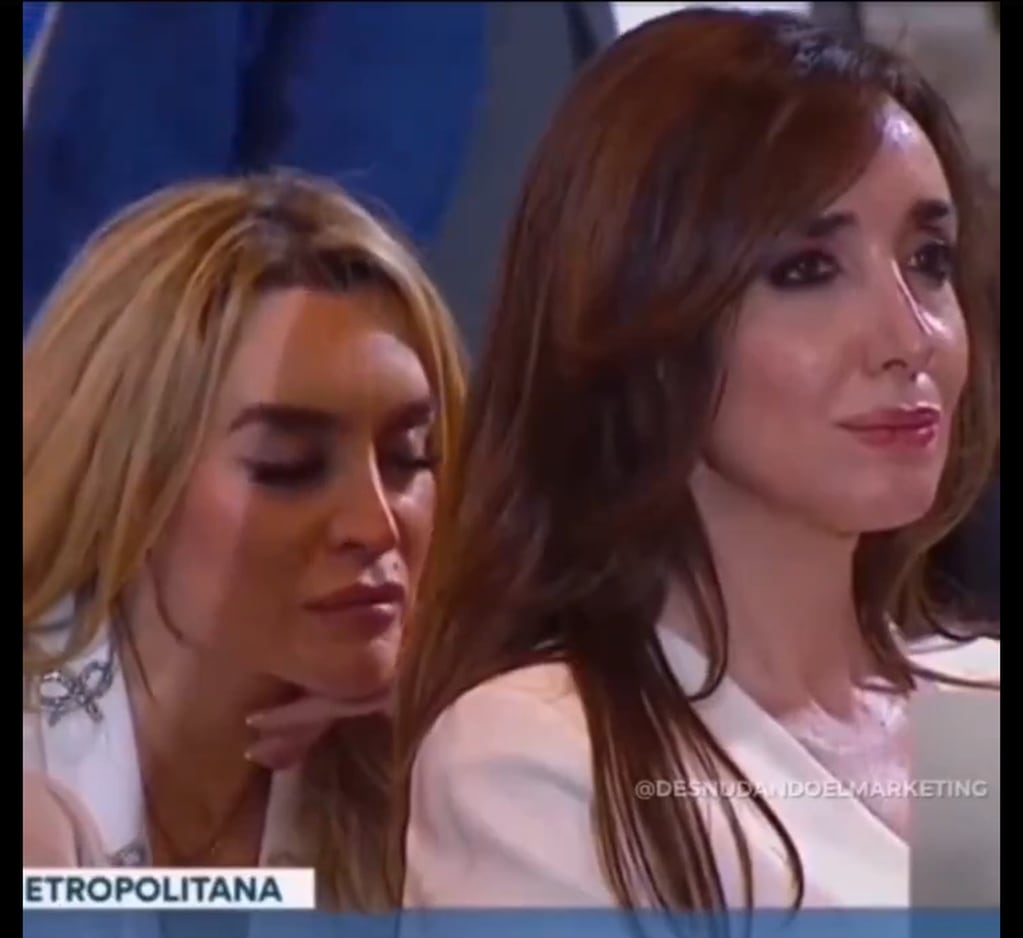 El video viral de Fátima Florez mientras estaba en el acto de asunción de Javier Milei: le olió el pelo a Villarruel