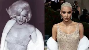 Kim Kardashina usó el vestido de Marilyn Monroe