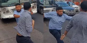 Video: un automovilista le cruzó el auto a un colectivero por un roce y se agarraron a las piñas