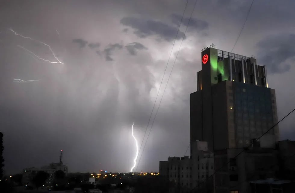 Tormenta eléctrica en Mendoza
