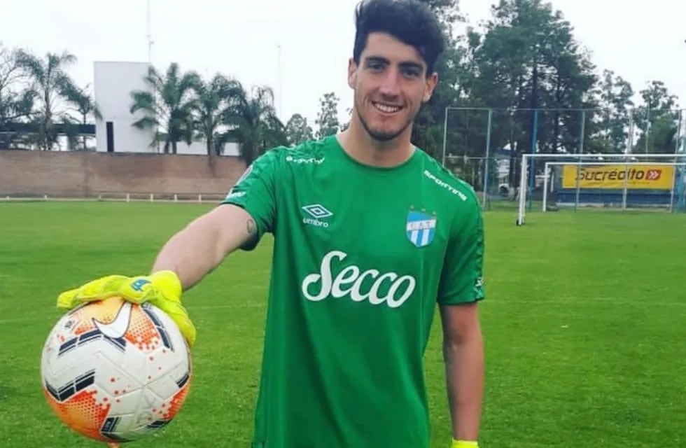 Tomás Marchiori, arquero y figura de Atlético Tucumán. / Instagram