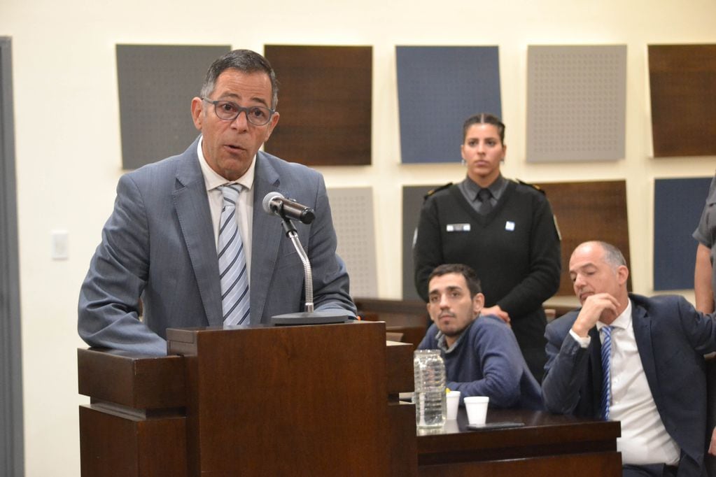El Fiscal Fernando Guzzo expuso ante Sarmiento por el Ministerio Público Fiscal. / Gentileza Poder Judicial