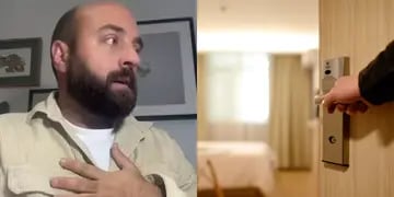 Video: dormía en un hotel, se despertó para ir al baño y se encontró con un extraño en la habitación