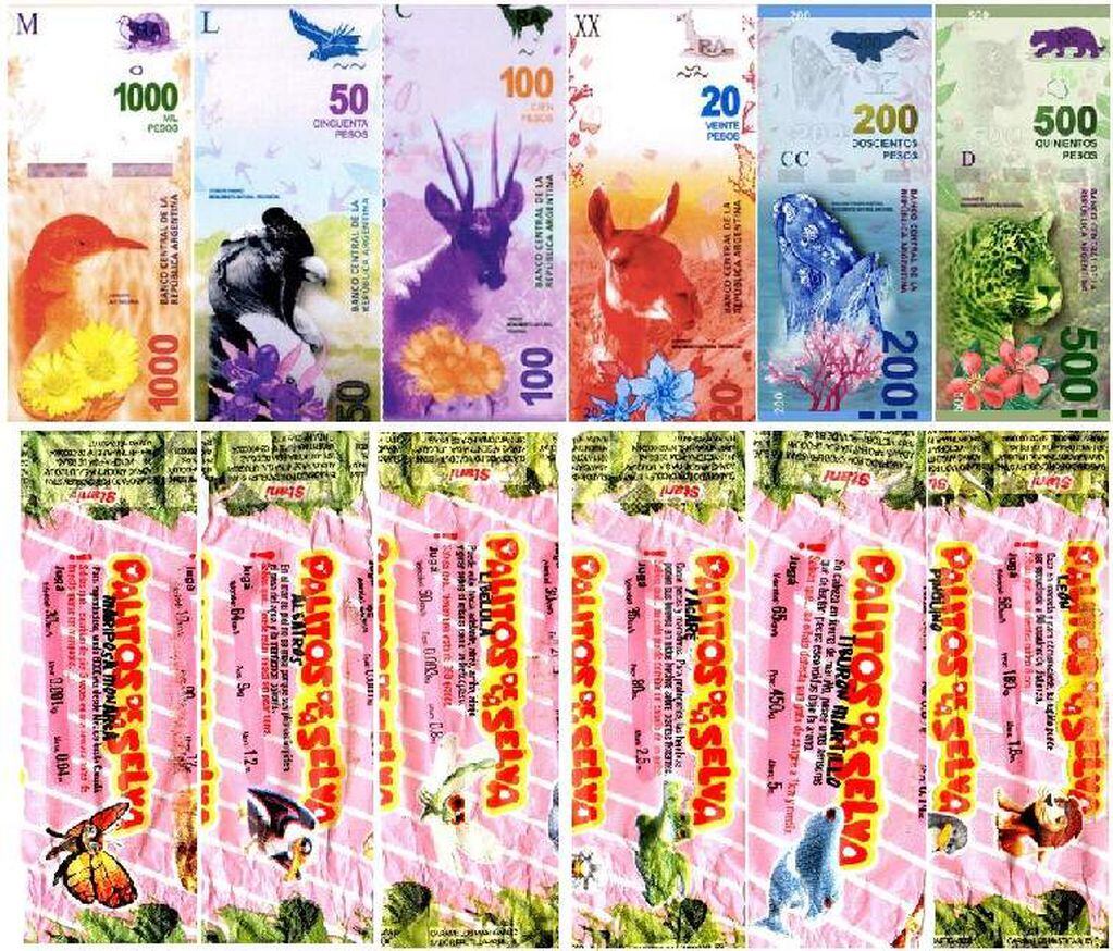 Los billetes con la fauna autóctona nacional fueron objeto de memes. Foto: Web / Los Andes