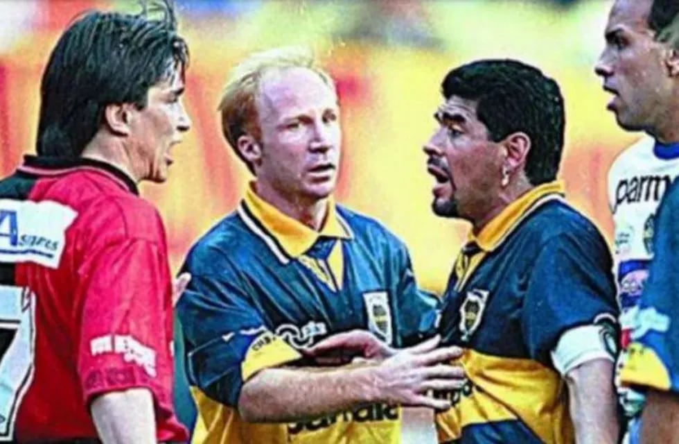 El Colo Mac Allister jugó en Boca con Maradona en la temporada 1995-1996. / Gentileza.